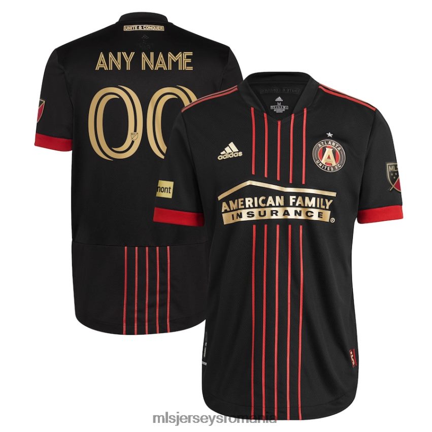 MLS Jerseys tricoubărbați atlanta united fc adidas negru 2021 the blvck kit tricou personalizat autentic 6R82NH58