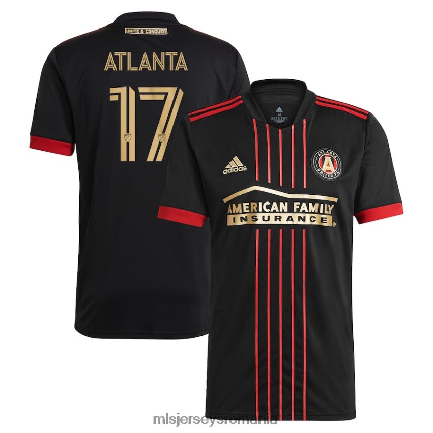 MLS Jerseys tricoubărbați suporteri atlanta united fc adidas negru 2021 the blvck kit replica tricou 6R82NH831