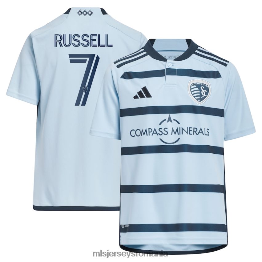 MLS Jerseys tricoucopii sporting kansas city johnny russell adidas albastru deschis 2023 hoops 4.0 replica tricou de jucător 6R82NH322
