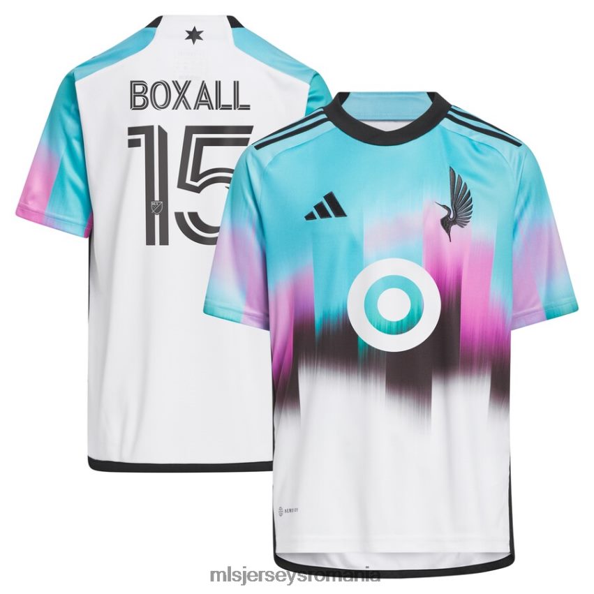 MLS Jerseys tricoucopii minnesota united fc michael boxall adidas alb 2023 kit luminile nordice replica tricou 6R82NH1197